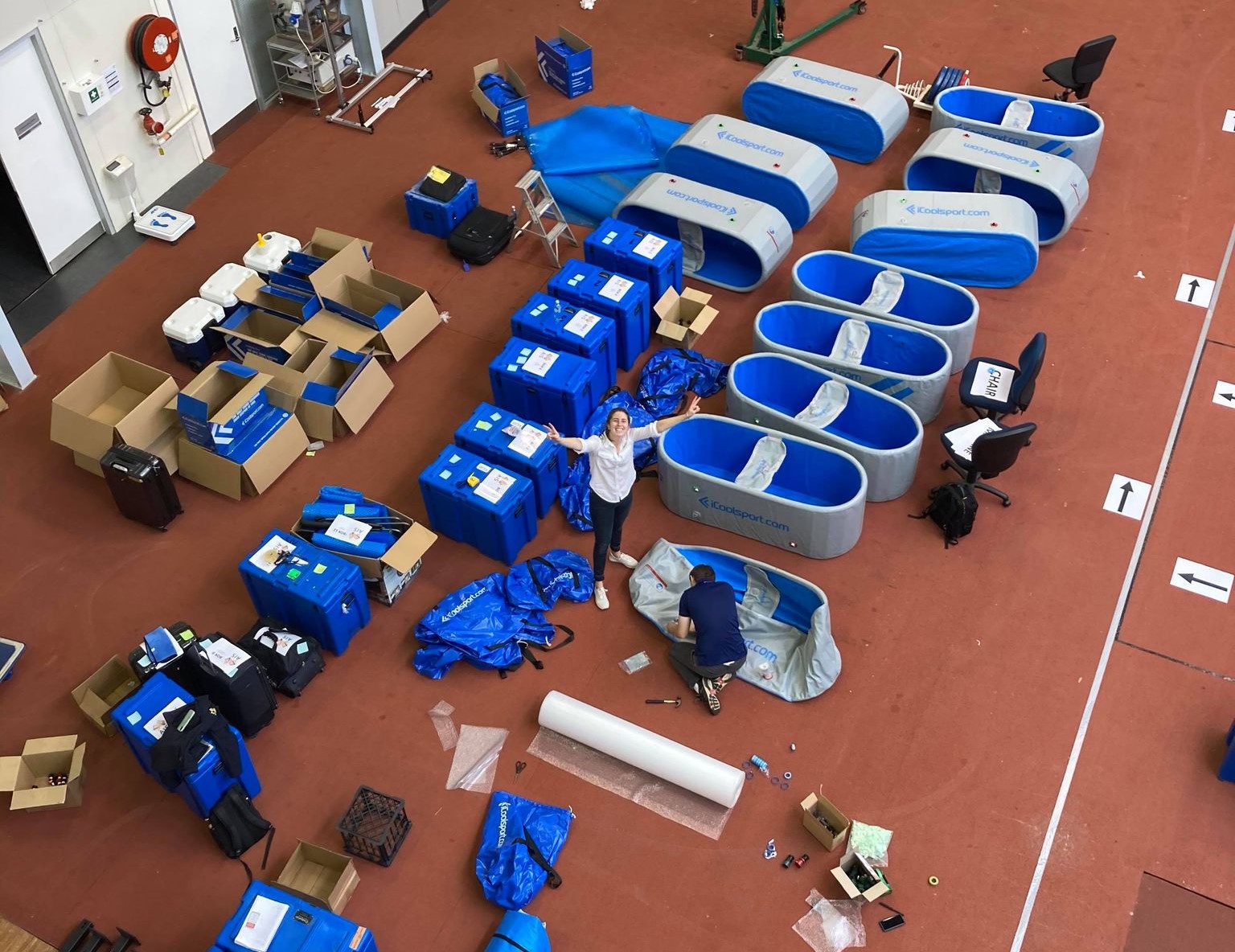 AIS Recovery and medical equipment in AIS Dome