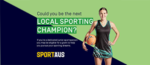 Local Sporting champions ad example