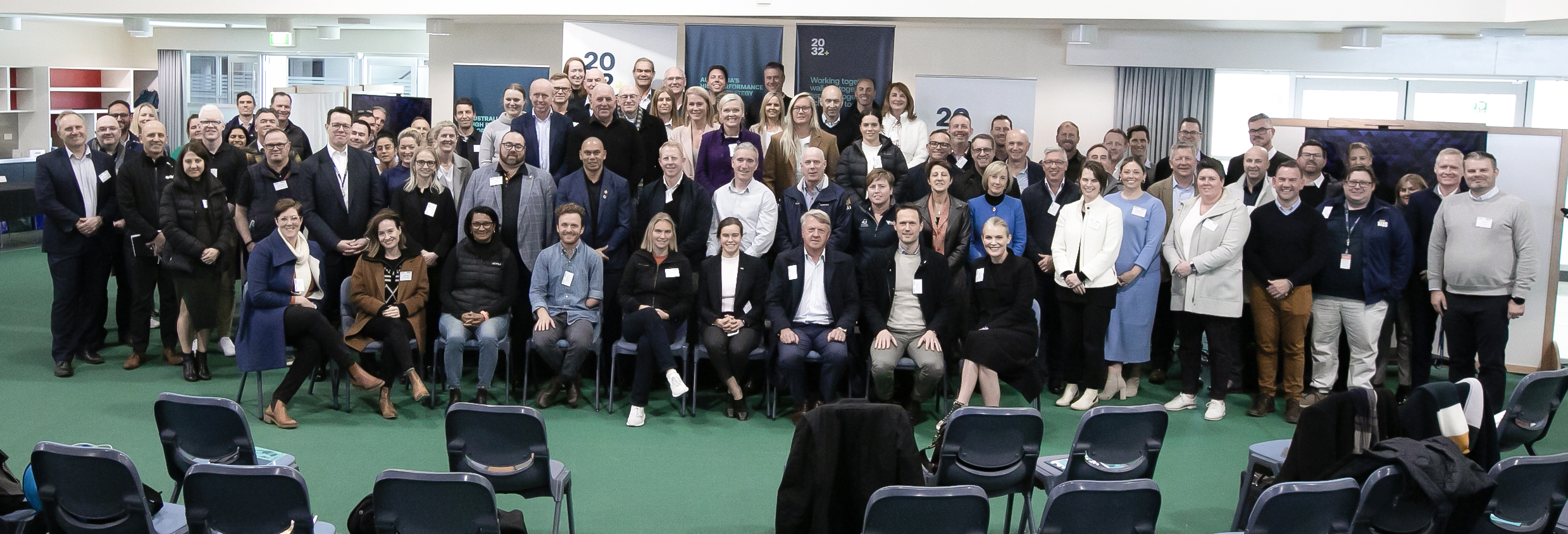 More than 100 people from across the Australian high performance sport system gathered at the AIS in Canberra for the HP 2032+ Strategy Forum.