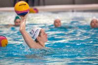 The Aussie Stingers Water Polo team trains at the AIS