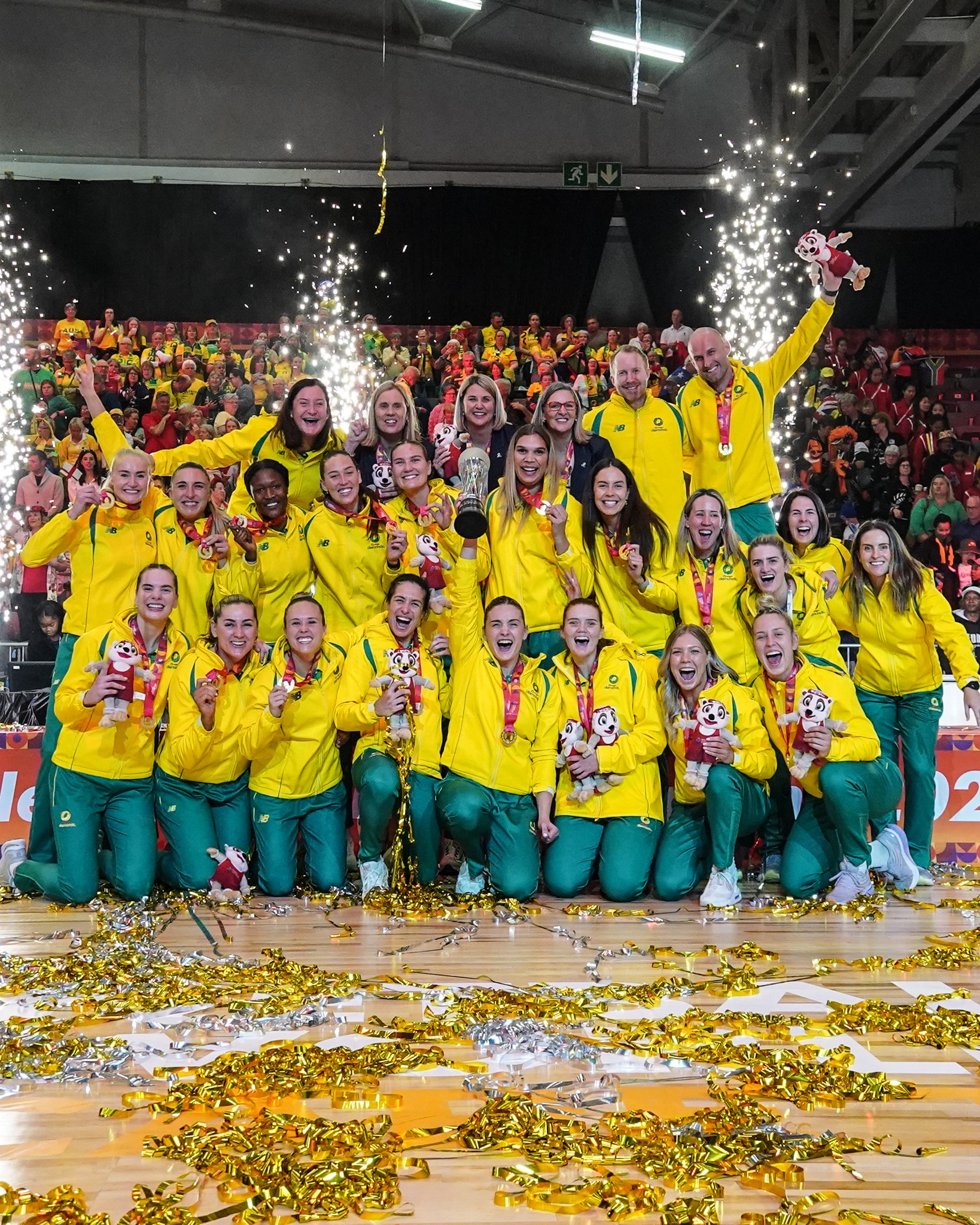 World Cup champions, Australian Netball Diamonds