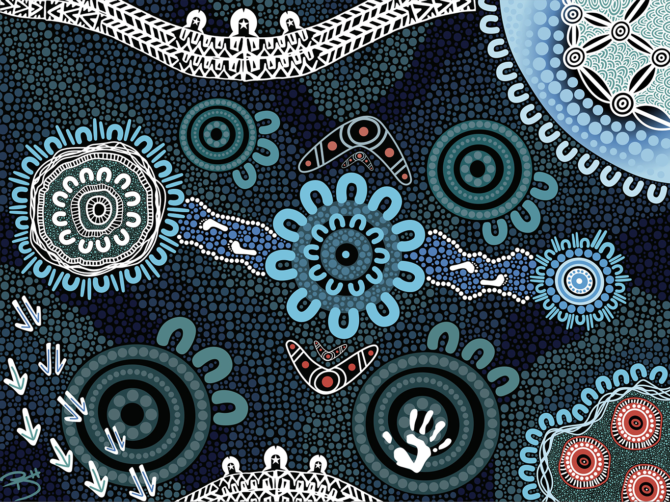 Brad Hore's Indigenous artwork