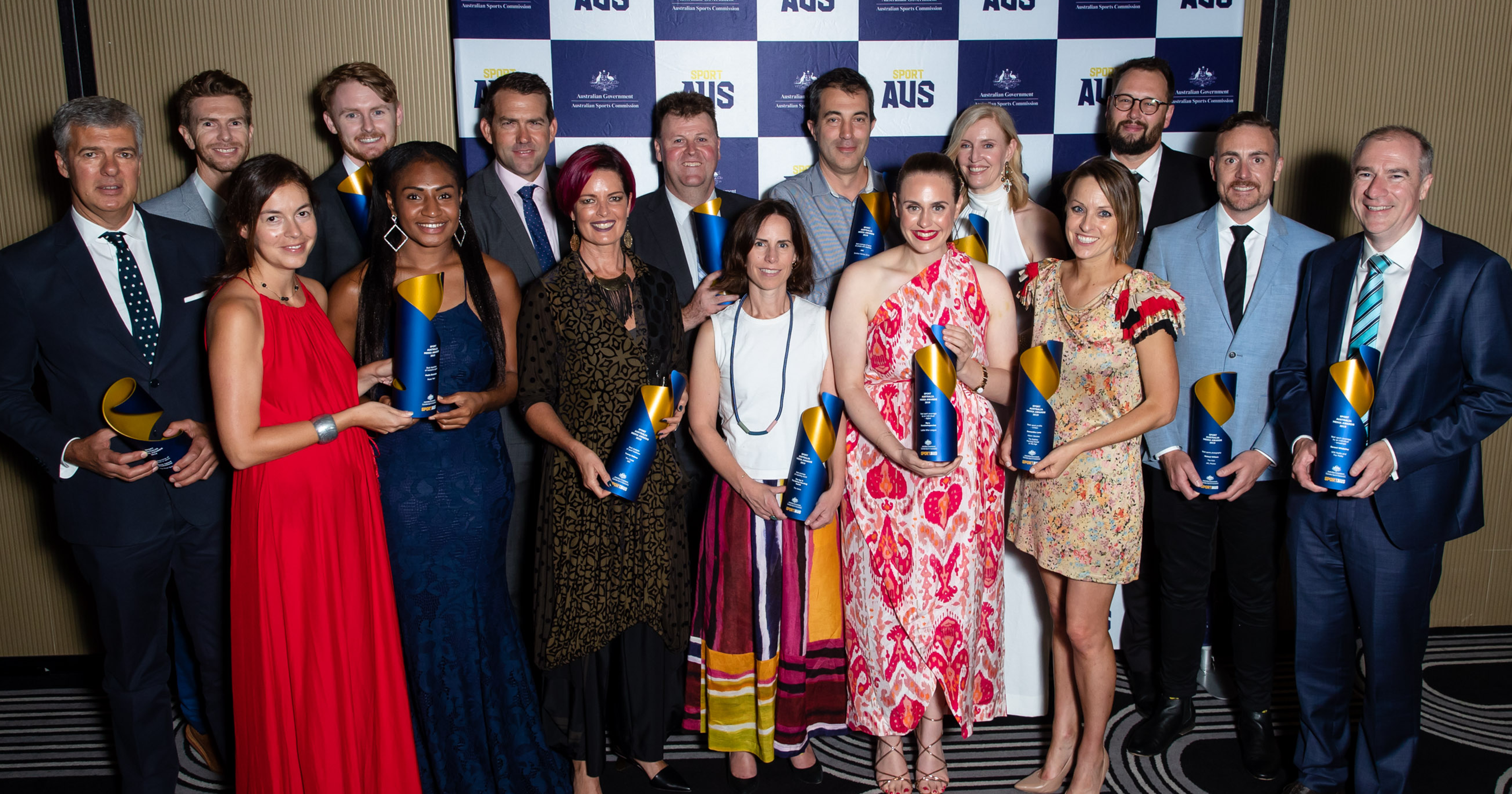 Winners at the 2019 Sport Australia Media Awards