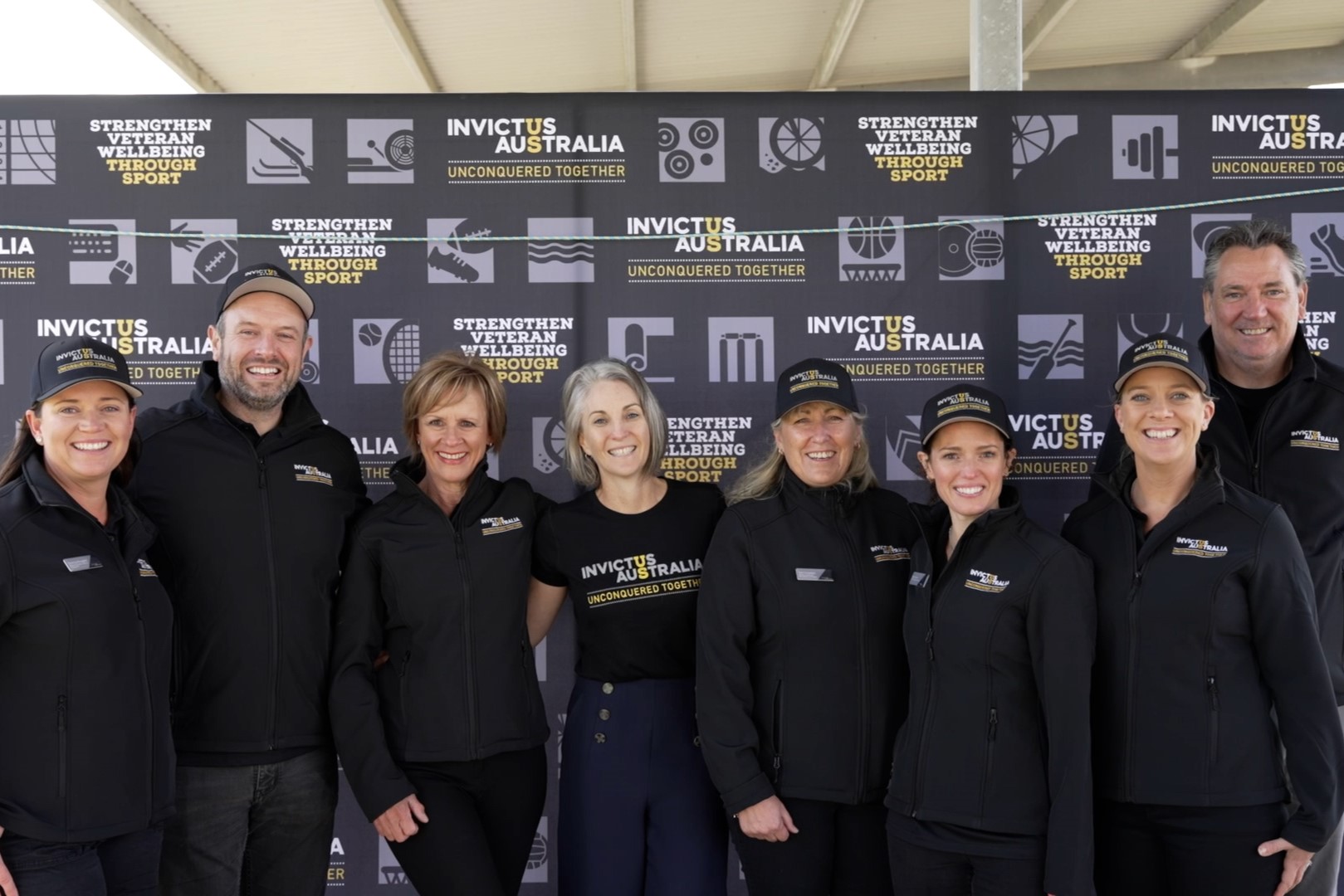 Invictus Australia CEO, Michael Hartung OAM (second from left) implores everyone in the sport sector to take responsibility for supporting the volunteer pathway